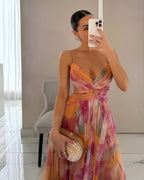 Giselle | Encantador Vestido Maxi con estampado floral