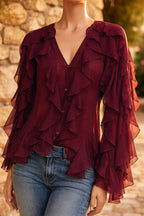 Vera | Blusa de volantes en capas