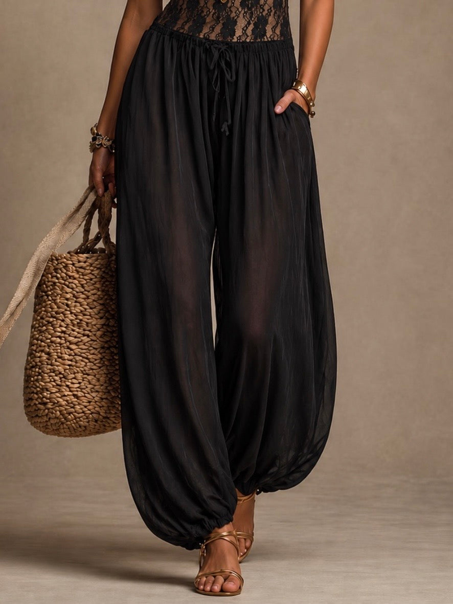 Laia | Mono halter con encaje fluido