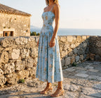 Greta | Vestido midi floral boho