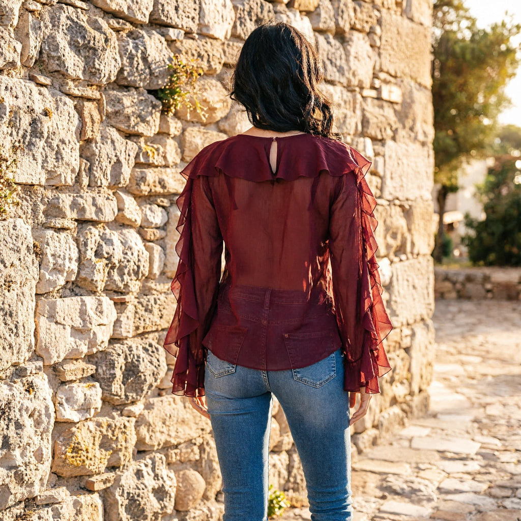 Vera | Blusa de volantes en capas