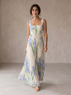 Oriah | Vestido Maxi de Silueta A-Line Floral