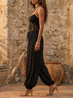Velenne | Mono halter con encaje fluido